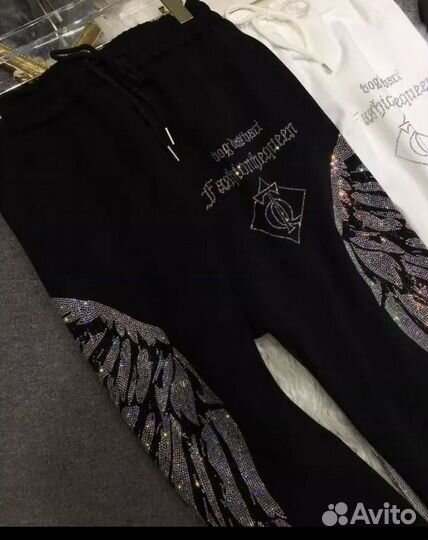 Брюки со стразами большого размера Турция.62-64
