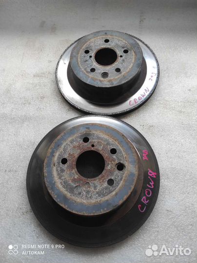 Диск тормозной задний Toyota Crown 180