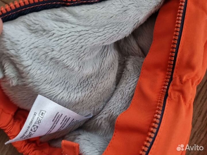 Оранжевые зимние варежки Hofler 4-6 лет