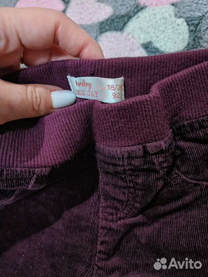 Вельветовые брюки