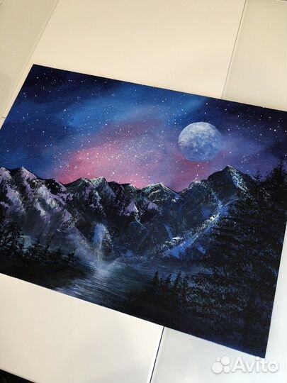 Картина звездная ночь