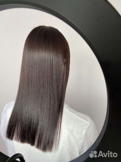 Кератиновое выпрямление