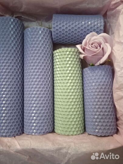 Свечи из вощины ручной