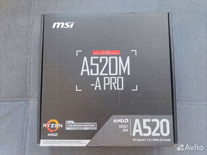 Материнская плата MSI A520M-A PRO новая