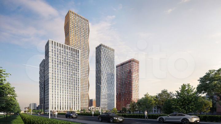 2-к. квартира, 75,5 м², 18/28 эт.