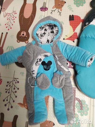 Конверт зимний на выписку