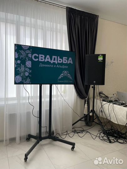 Аренда телевизора, плазм, экранов на стойке,звука