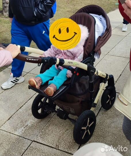 Коляска 3 в 1 verdi pepe eco