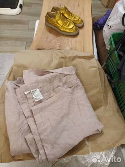 Скатерть шторы H and M home лен