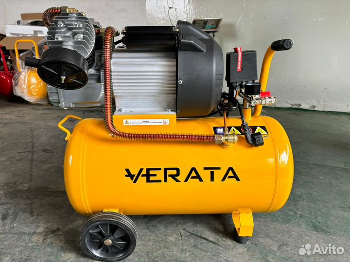 Компрессор воздушный 440 л/мин, бак 50л, 10 бар