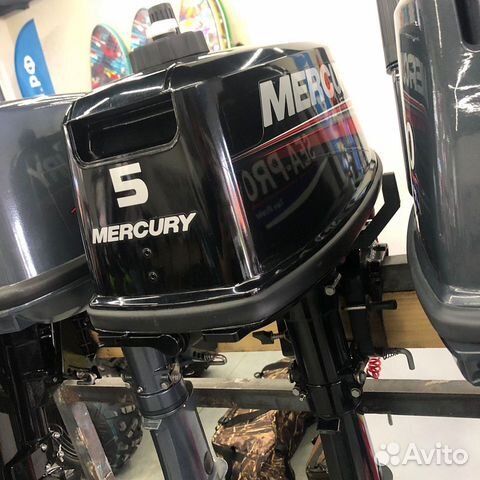 Лодочный мотор mercury 5 M 2-х тактный с пробегом объявление продам