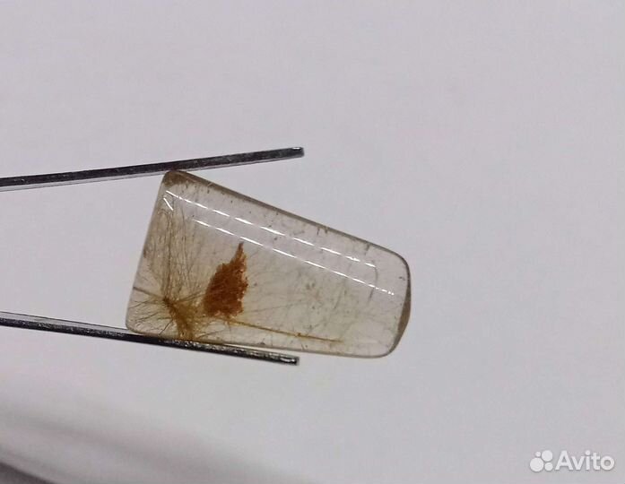 Кварц с рутилом