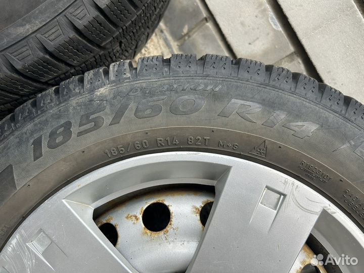 Колеса зимние 185/60r14 aveo