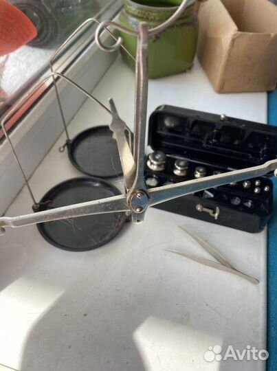 Весы старые учебные 1964г