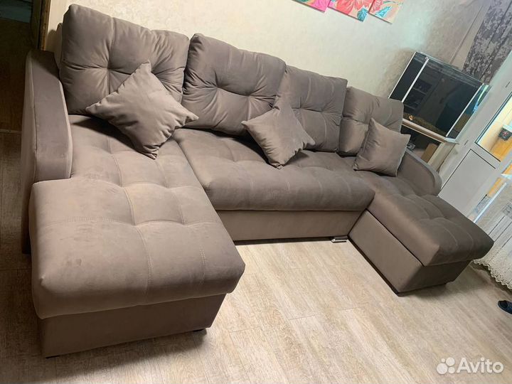 Купить П-образный диван кровать новый