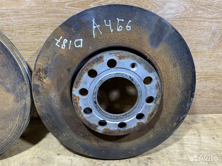 Комплект передних тормозных дисков Audi A4 B6 D187