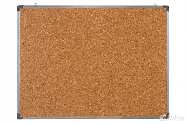 Пробковая доска настенная для заметок 120х100см WD