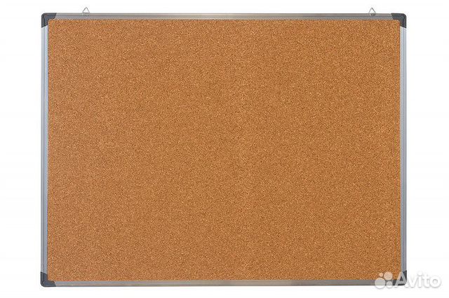 Пробковая доска настенная для заметок 120х100см WD