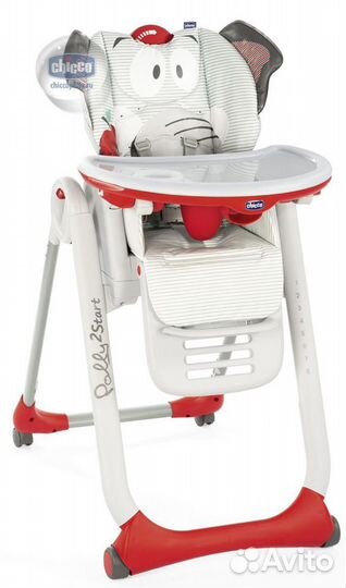 Стул для кормления chicco polly 2 start