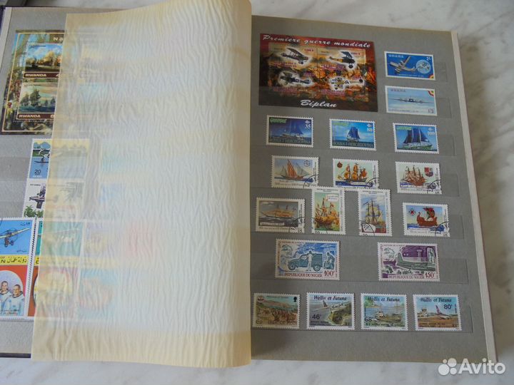 Марки отечественные и зарубежные в альбоме