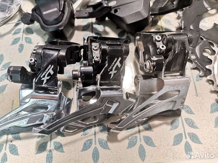 Кассета и переключатель Shimano XT/SLX