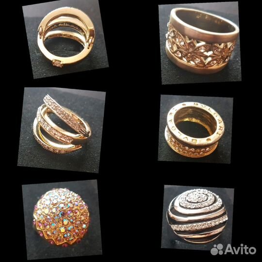 Кольца бижутерия