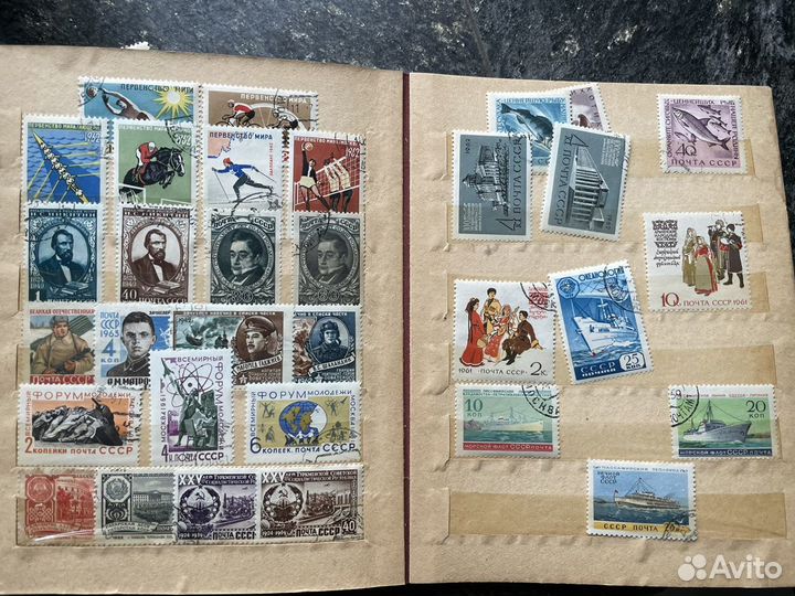 Альбом марки 1960, 1961, 1962 год