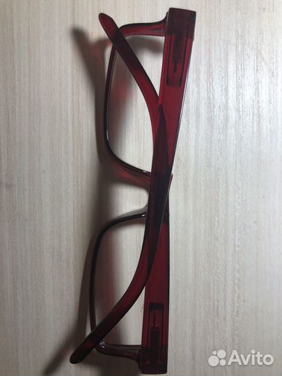 Очки красные без верхней оправы для Ризе