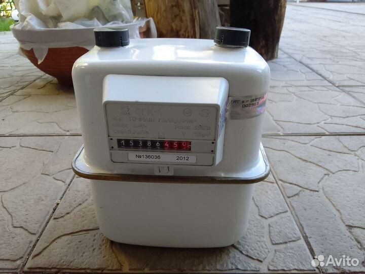 С Г К - 4 газовый счётчик