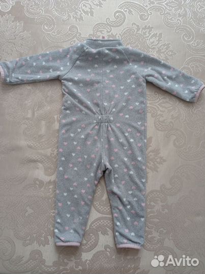 Комбинезон утепленный на девочку 80
