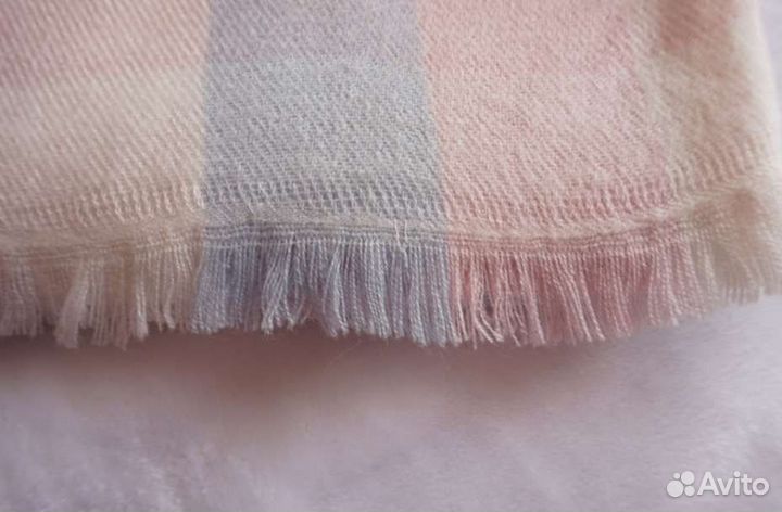 Шарф палантин в клетку