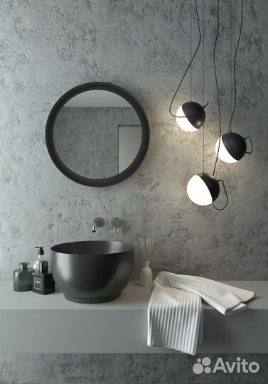 Круглое зеркало с подсветкой