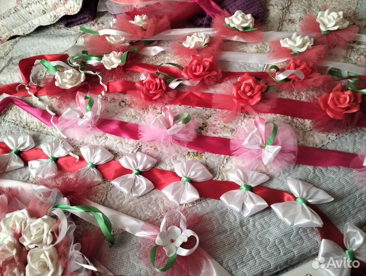 Свадебные украшения на автомобили