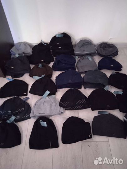 Товарный остаток, шапки мужские