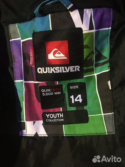 Горнолыжная куртка quiksilver youth