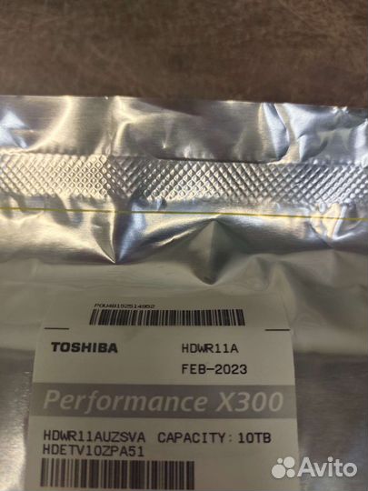 Жёсткий диск 3.5 Toshiba X300 Performance 10Tb