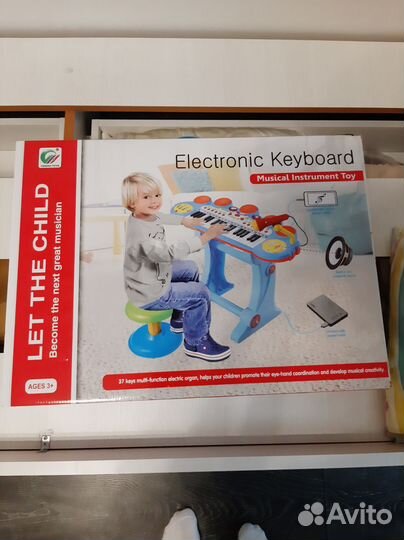 Пианино детское с микрофоном