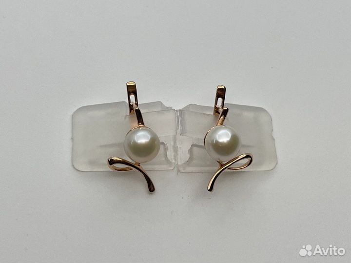Золотые серьги 585 пробы