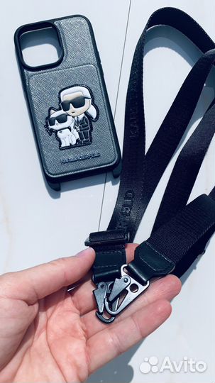 Чехол-бандольер Karl Lagerfeld, iPhone 13 Pro Max