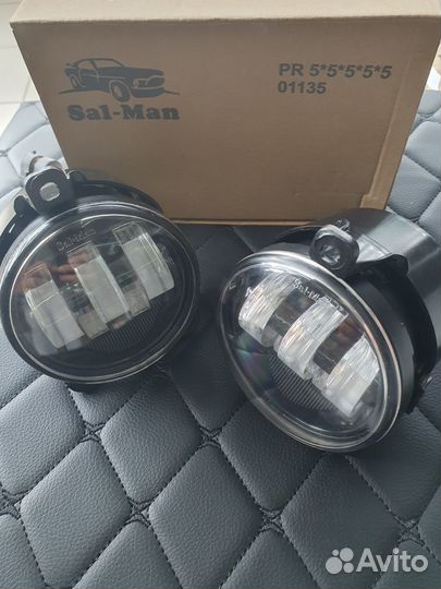 Светодиодные птф sal-man 60w Ваз 2170 приора б/у