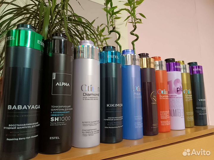 Литровые шампуни Эстель