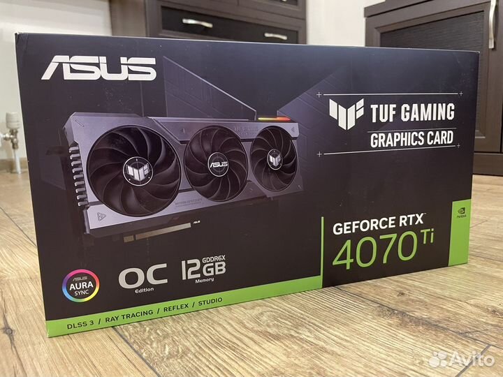 Видеокарта Asus Geforce RTX 4070Ti TUF Gaming