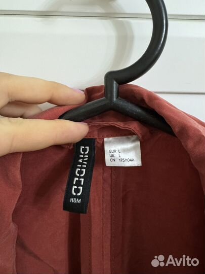 Легкий плащ тренч H&M размер L