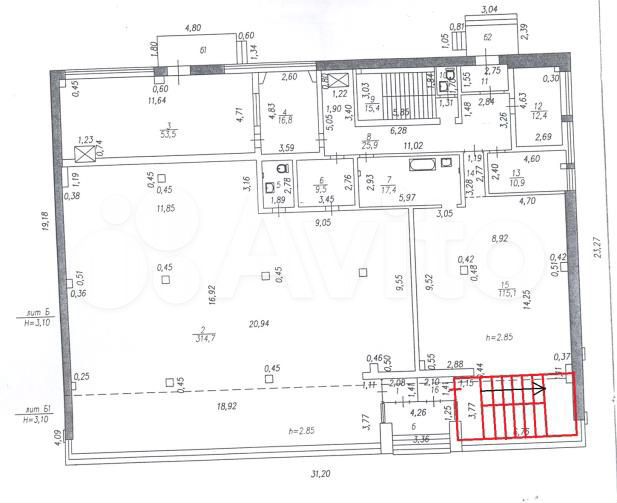 Свободного назначения, 531.7 м²