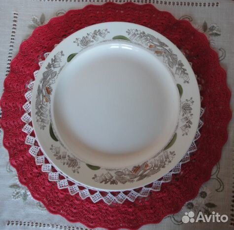 Новый комплект блюдо и селедочница СССР