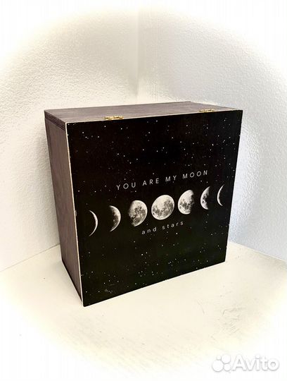 Коробка подарочная деревянная