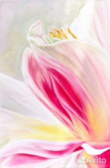 Картина с цветами / Подарок на 8 марта