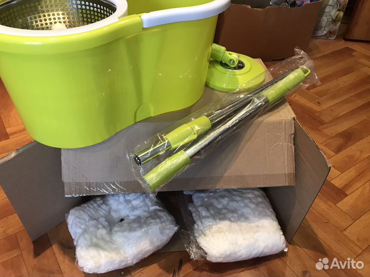 Швабра с ведром и отжимом