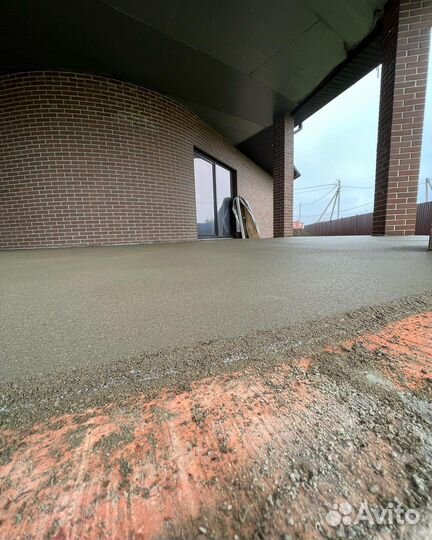 Механизированная полусухая стяжка пола