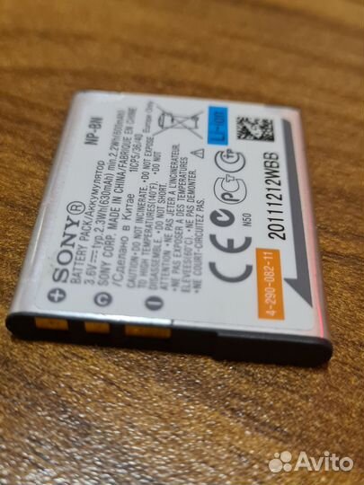 Аккумулятор Sony NP-BN